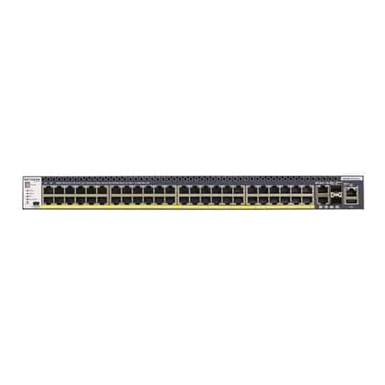 (image for) NETGEAR M4300-52G-PoE+ 52 Port 1U 10GbE Managed Switch 1000W PSU